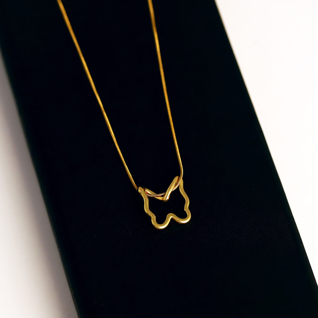 Golden Butterfly Necklace