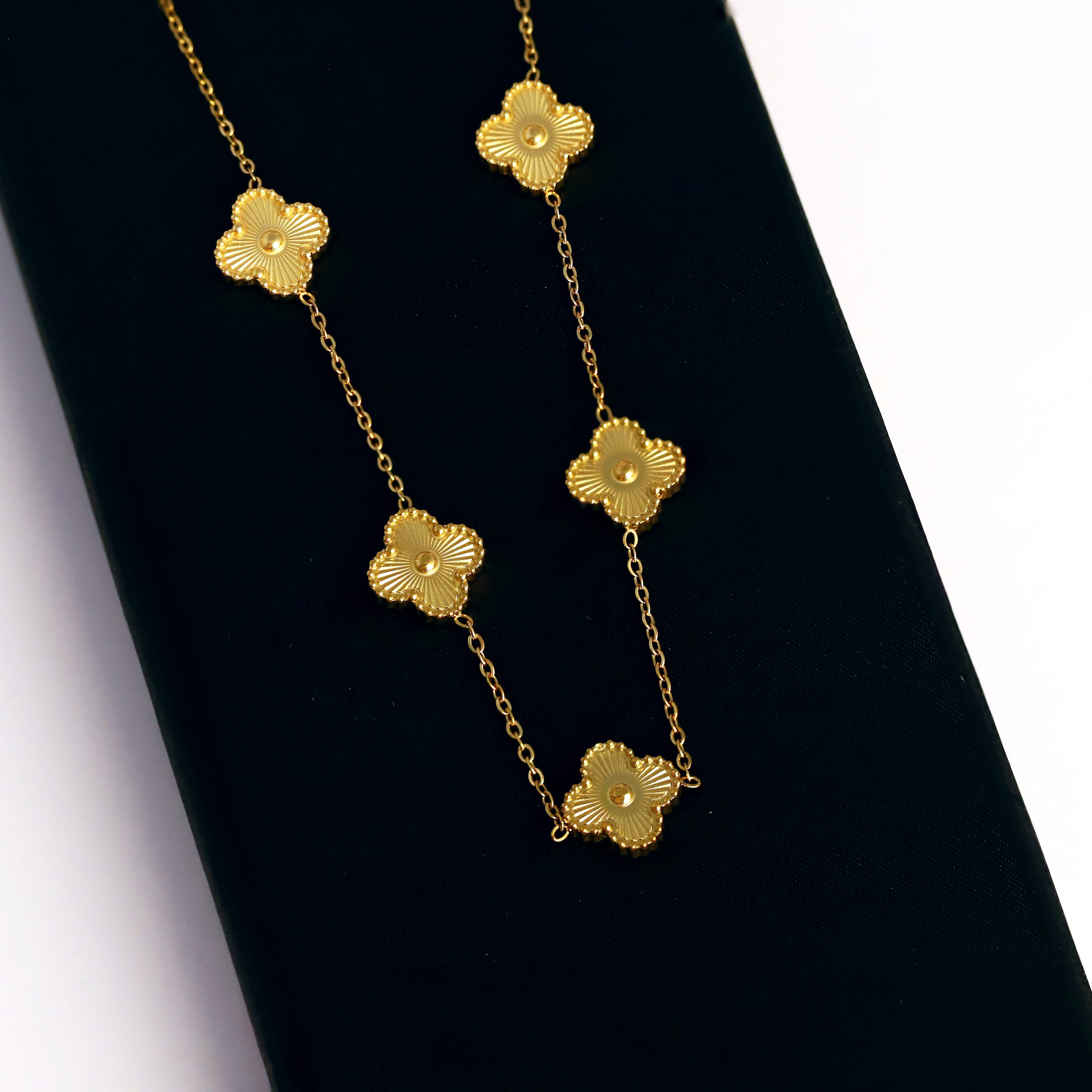 Four Leaf Clover Chain Necklace