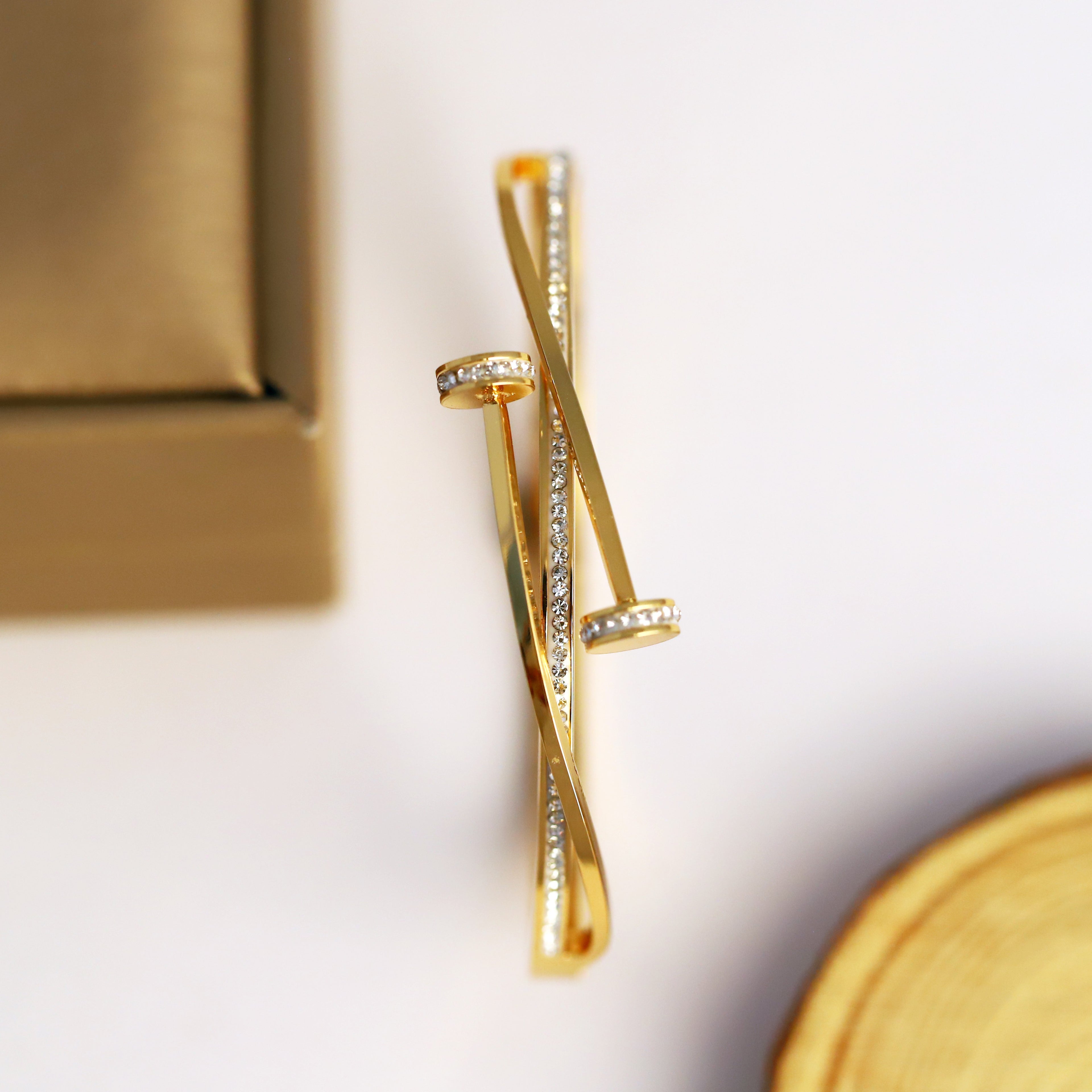 Designer Crystal Nail Bracelet