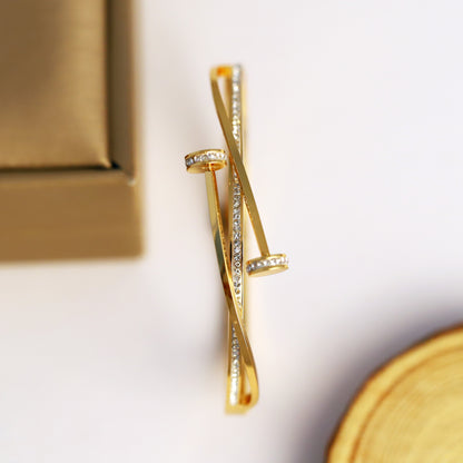 Designer Crystal Nail Bracelet