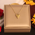 Golden Heart Pendant Necklace