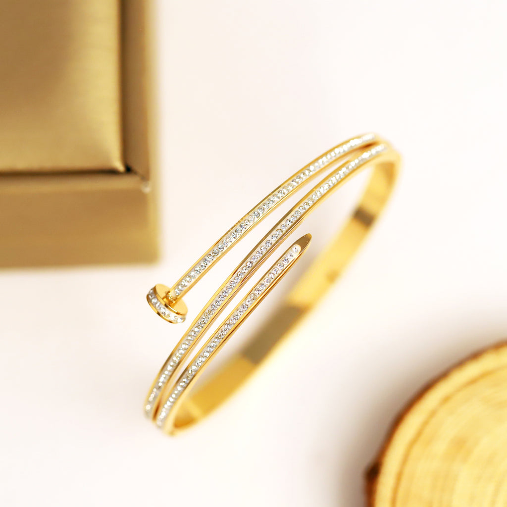 Celeste Sparkle Nail Bangle