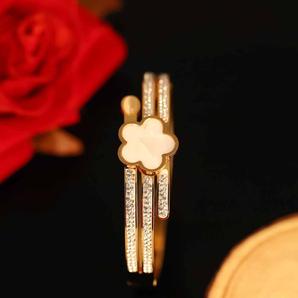 Gold Plated Clover Bracelets