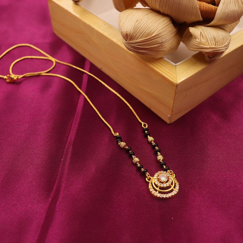 Shrevi Gold Plated Mangalsutra – Elegant Daily Wear Mangalsutra for Women