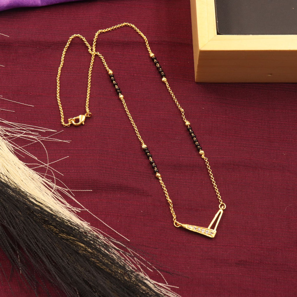 Varika Gold Plated Mangalsutra – Elegant Daily Wear Mangalsutra for Women