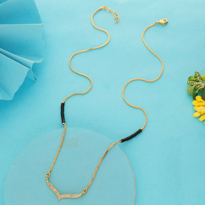 Ishani Gold Plated Mangalsutra