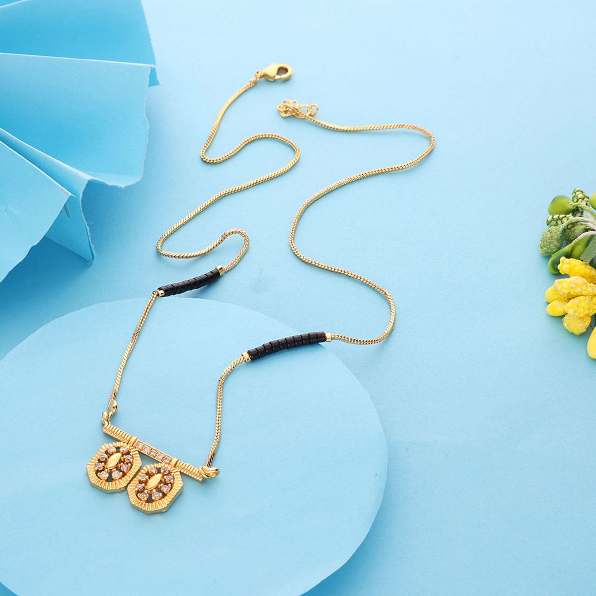 Anvita Gold Plated Mangalsutra