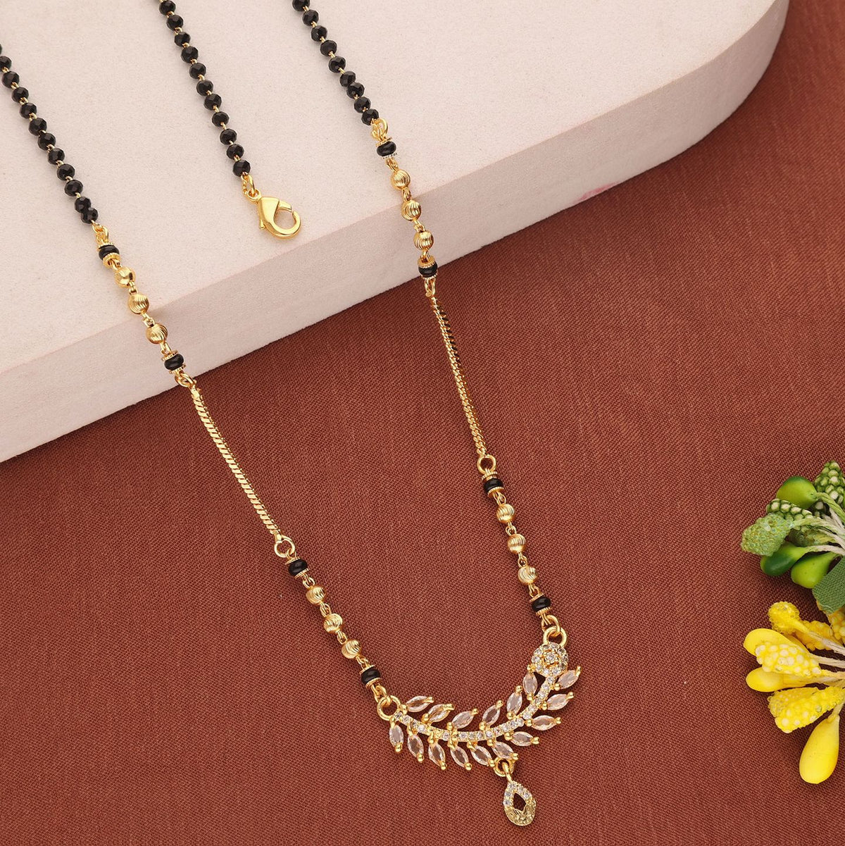 Shavya Gold Plated Mangalsutra