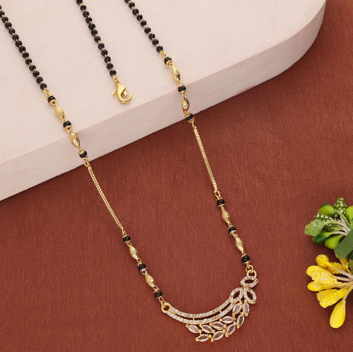 Parvi Gold Plated Mangalsutra