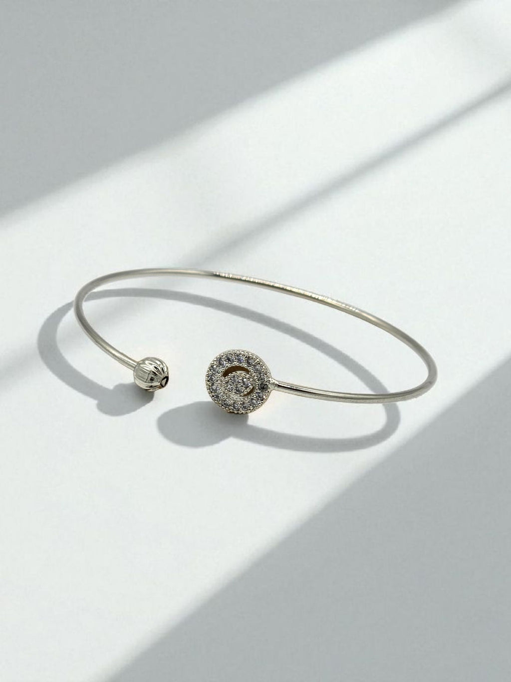 Celestial Halo Spark Open Bangle