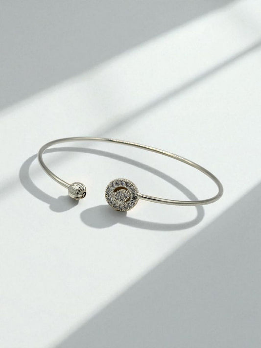 Celestial Halo Spark Open Bangle