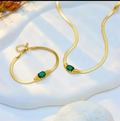 Royal Emerald-Green Glow Set