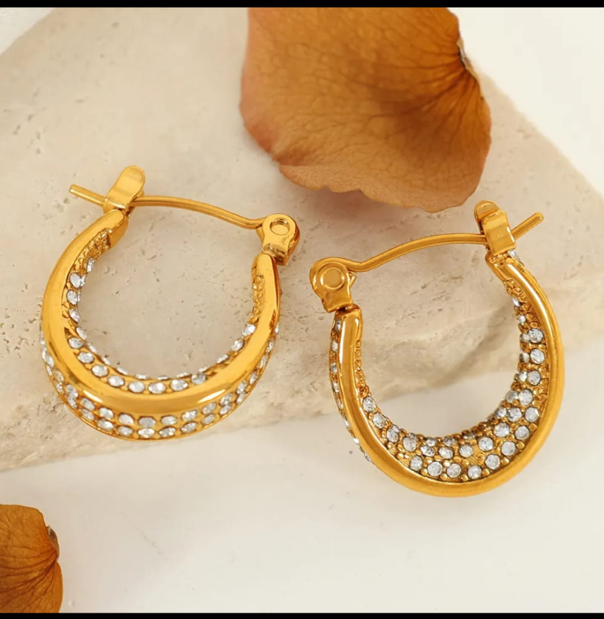Aurelia Spark Hoop Earring