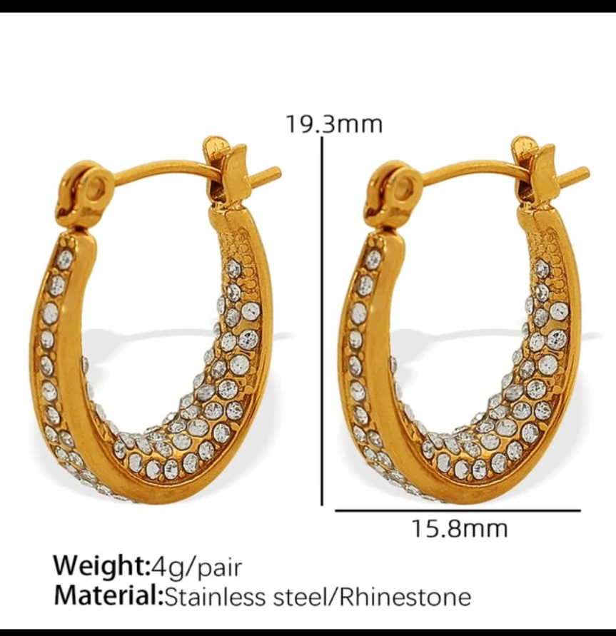Aurelia Spark Hoop Earring