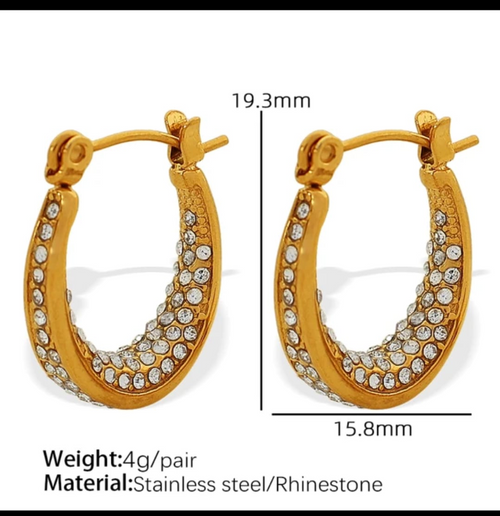 Aurelia Spark Hoop Earring
