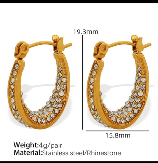 Aurelia Spark Hoop Earring