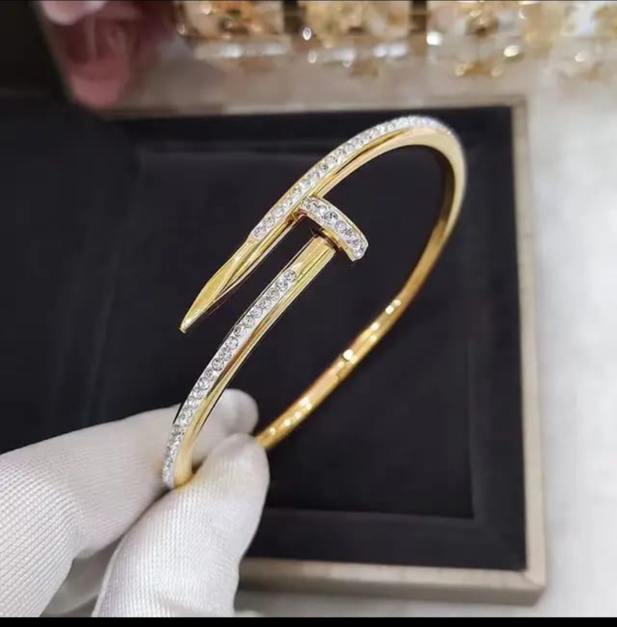 Golden Legacy Nail Bracelet