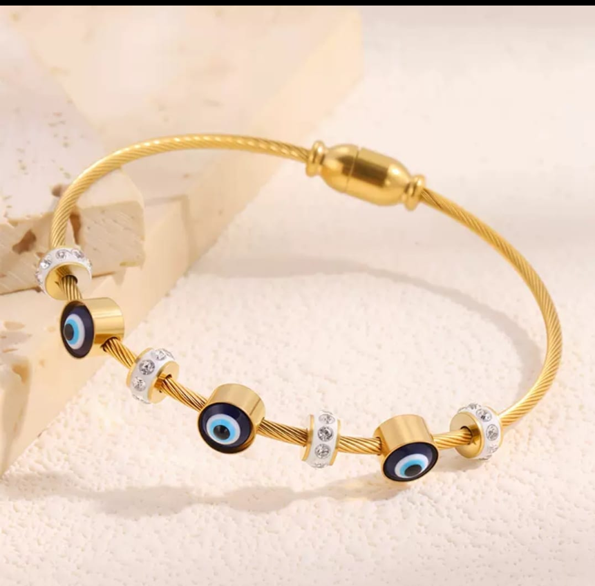 Astra Evil Eye Crystal Bracelet