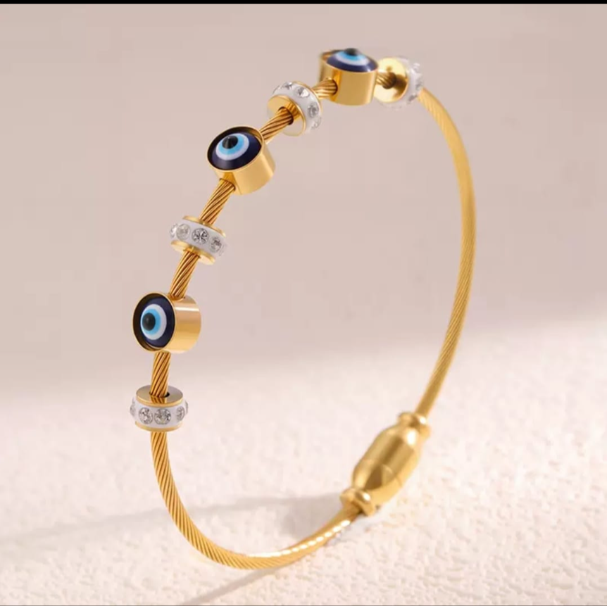 Astra Evil Eye Crystal Bracelet