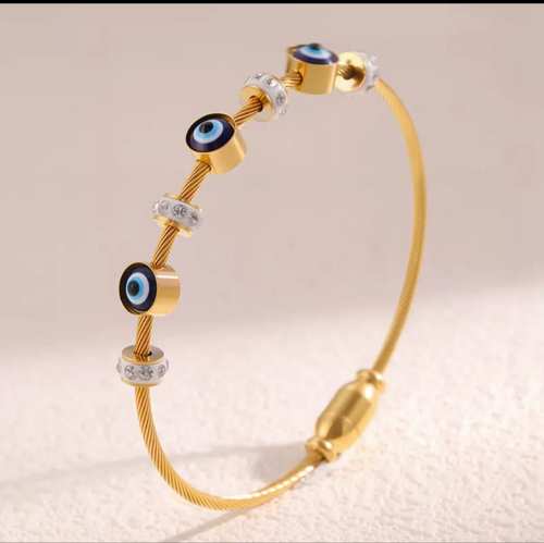 Astra Evil Eye Crystal Bracelet