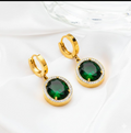 Lakshri Luxe Emerald-Green Royale Drops