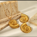 Golden Spiral Seashell Set