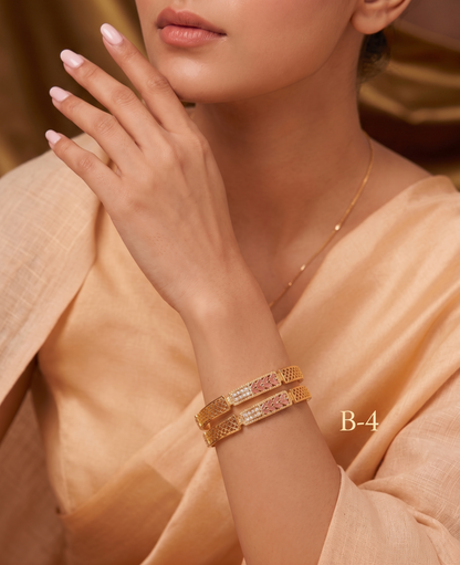 Ruby-Red Sparkle Bangles