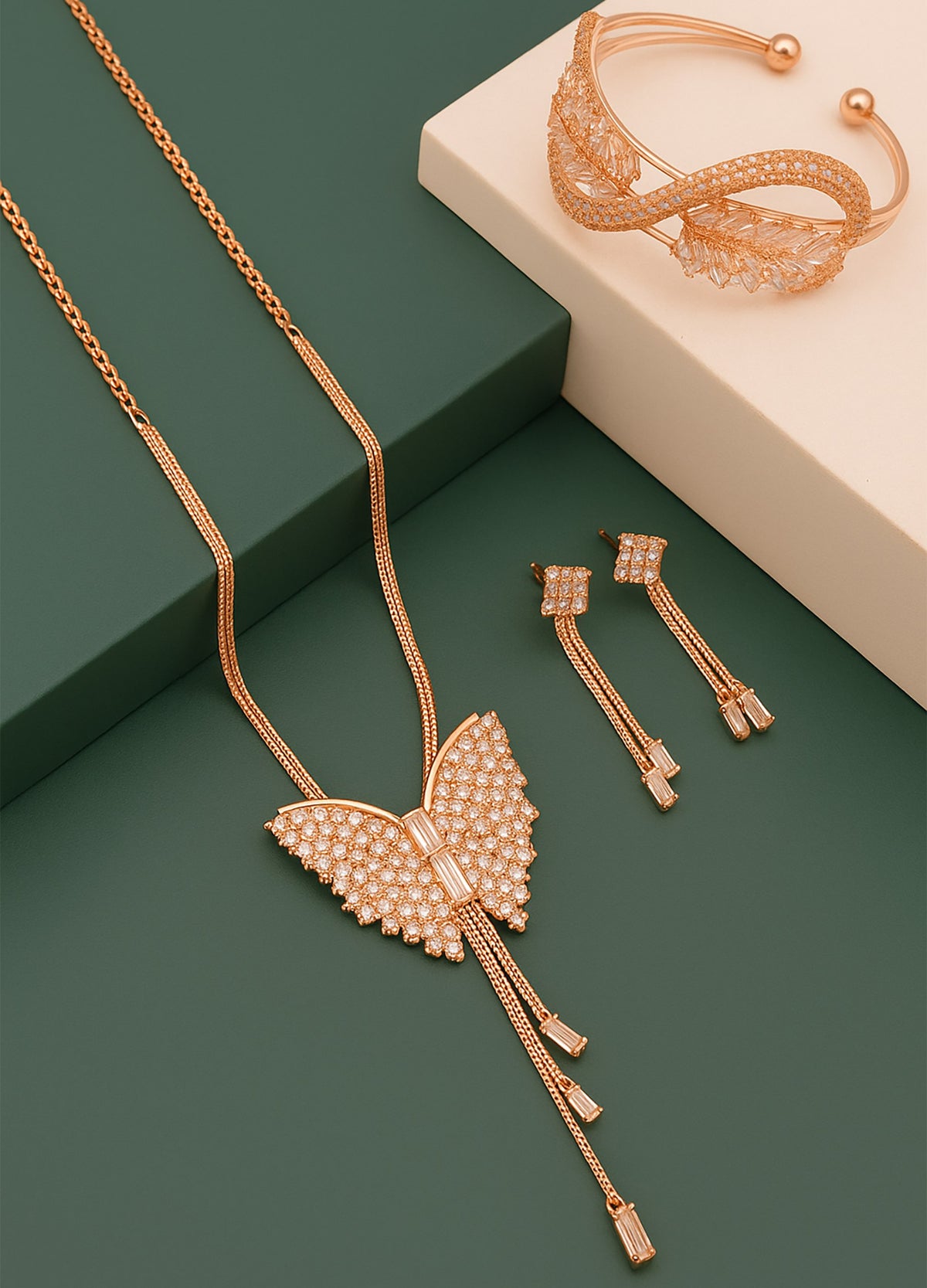 Crystal Butterful Luxe Combo