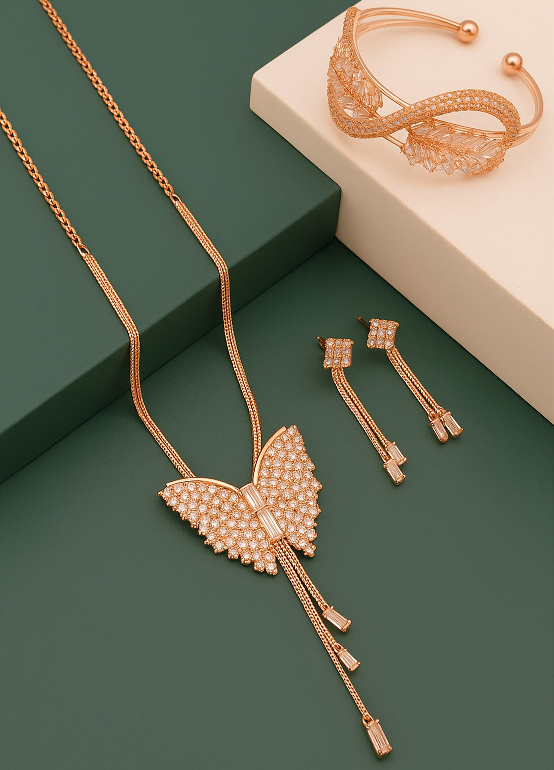 Crystal Butterful Luxe Combo