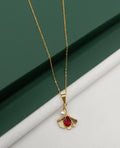 Delicate Gold Necklace With Pearl Drop