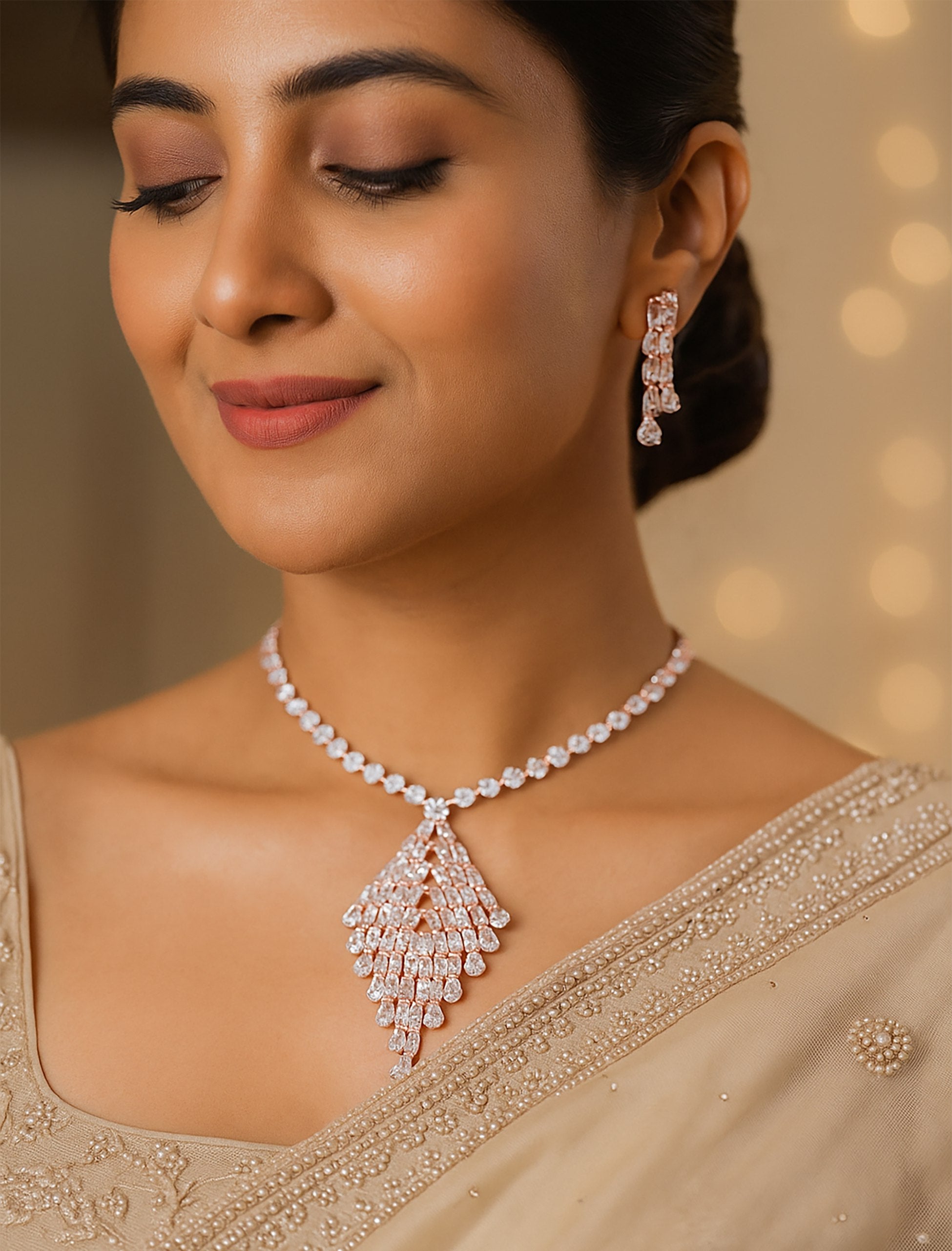 Crystal Cascade Royale Jewellery Set