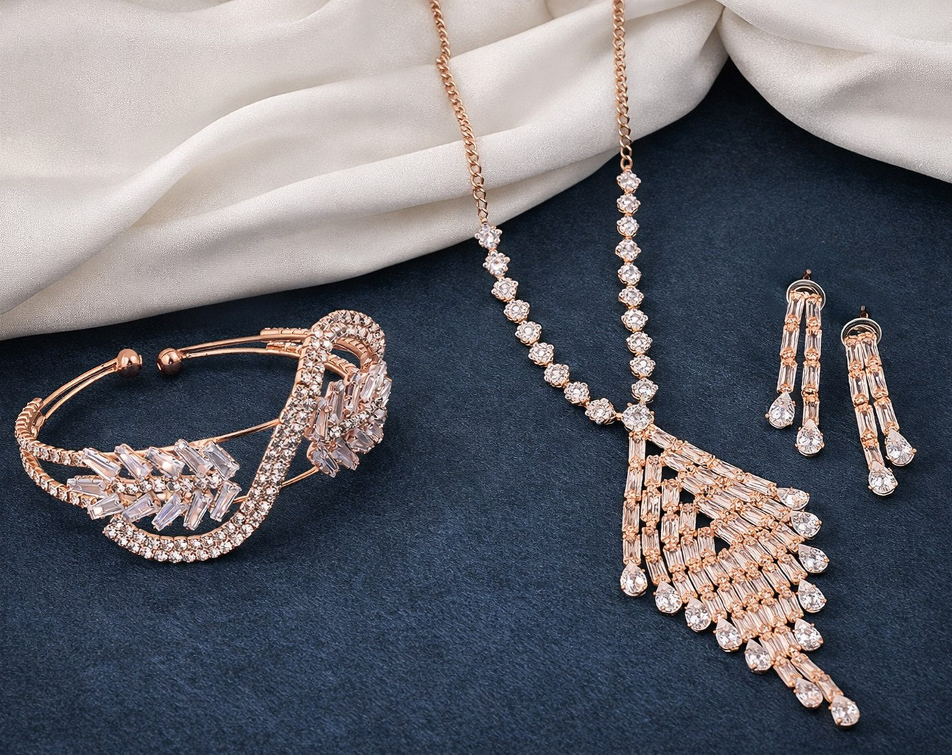 Crystal Cascade Royale Jewellery Set
