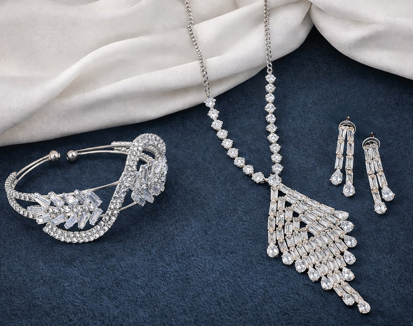 Crystal Cascade Royale Jewellery Set