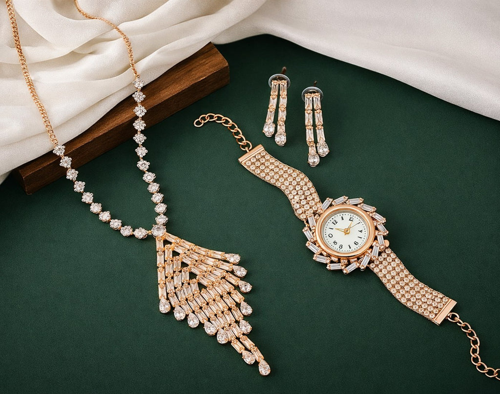 Crystal Cascade Royale Jewellery Set