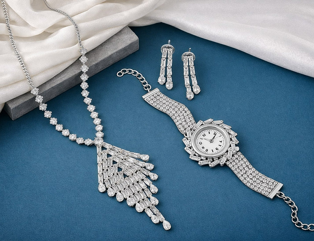 Crystal Cascade Royale Jewellery Set