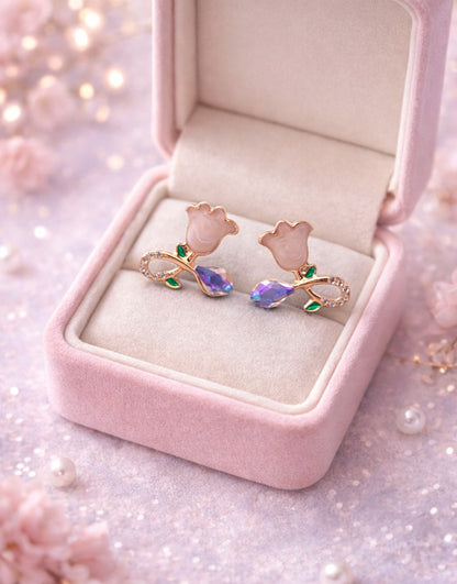 Blush Wings And Sweethearts Earrings Combo (Set Of 3 Pcs)