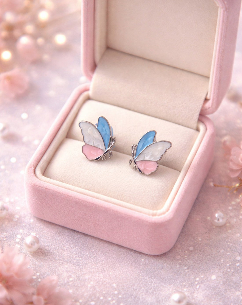 Blush Wings And Sweethearts Earrings Combo (Set Of 3 Pcs)