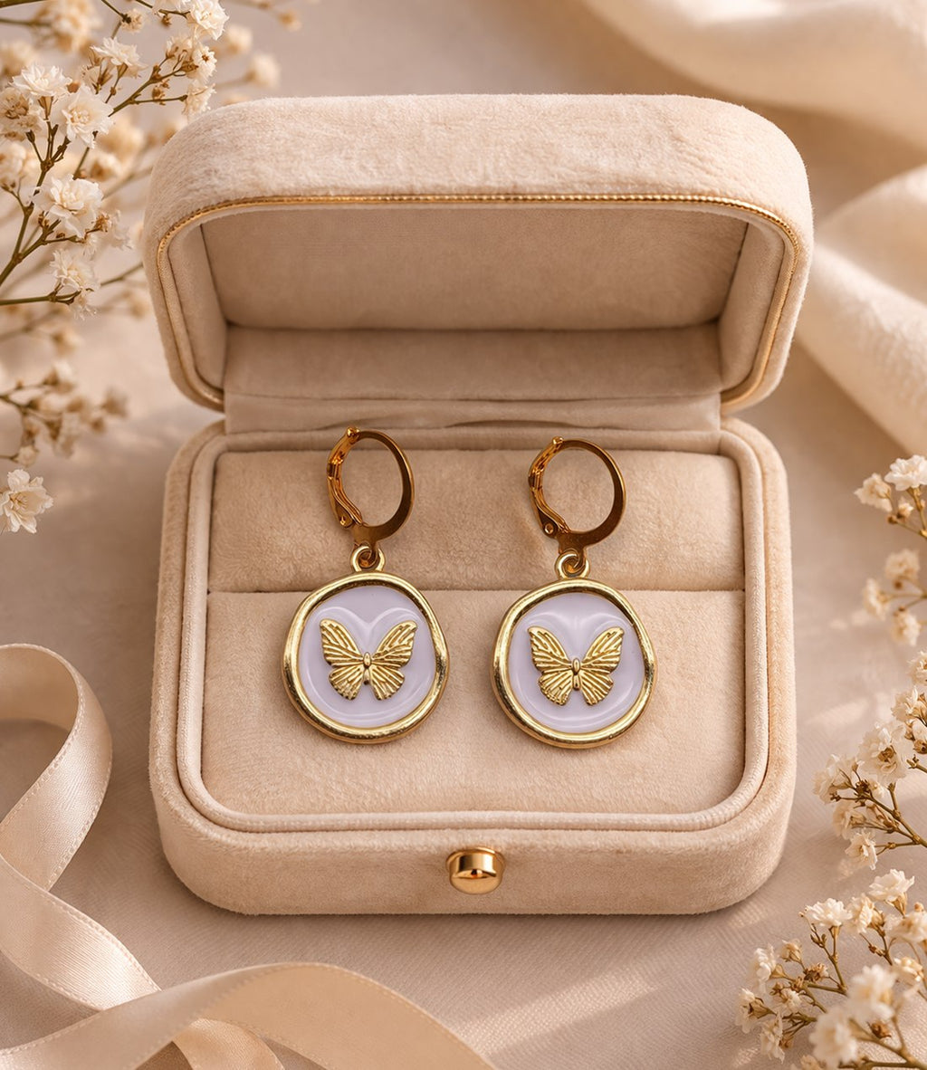 Bloom And Flutter Earrings Set(Set Of 2 Pairs)