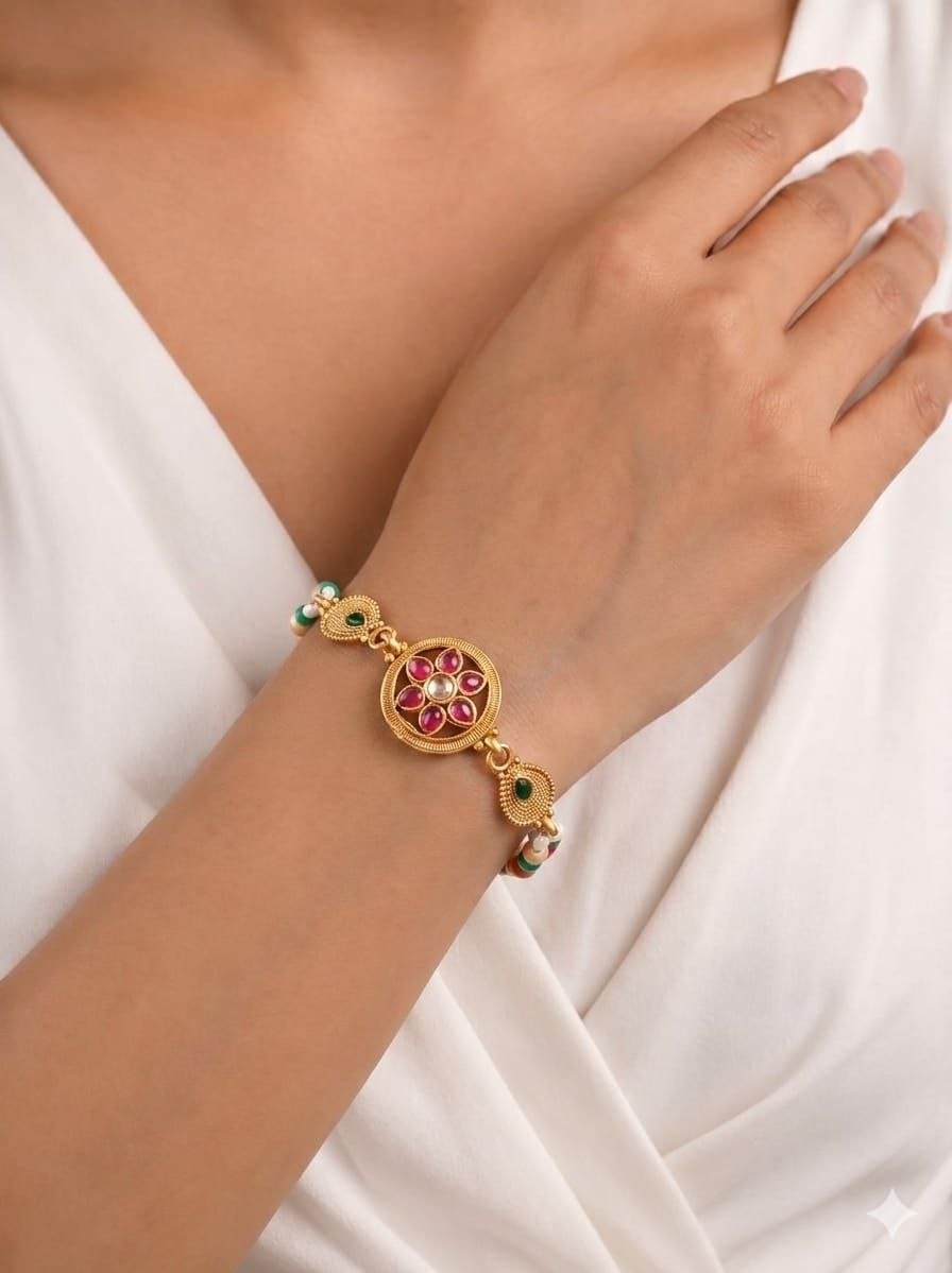 Gold Plated Multi-Bead Bracelets