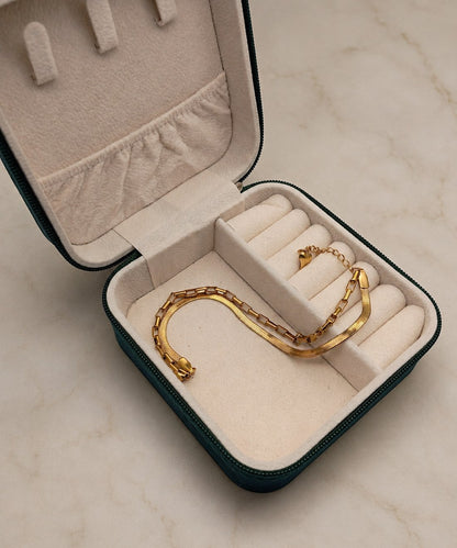 Golden Harmony Layered Bracelet