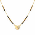Lakshri 22K Gold Plated Heart Mangalsutra
